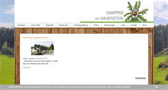 Desktop Screenshot of campingamhauenstein.de